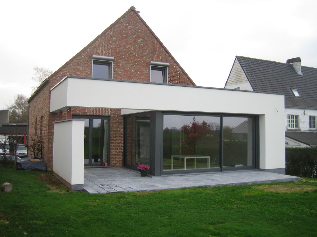 extension moderne en L